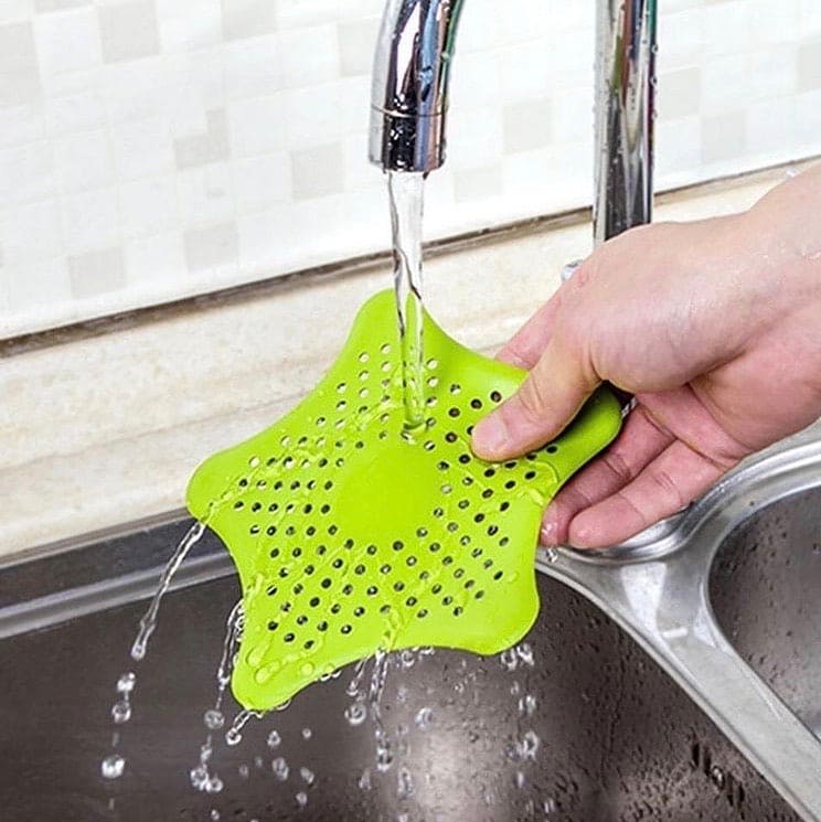 Star Shaped Drain Stopper, Bathroom Silicone Drain Filter, Bath Plug Plunger, Silicone Strainer Bathroom & Kitchen Star Shaped Drain Stopper, Bathroom Silicone Drain Filter, Bath Plug Plunger, Silicone Strainer Bathroom & Kitchen